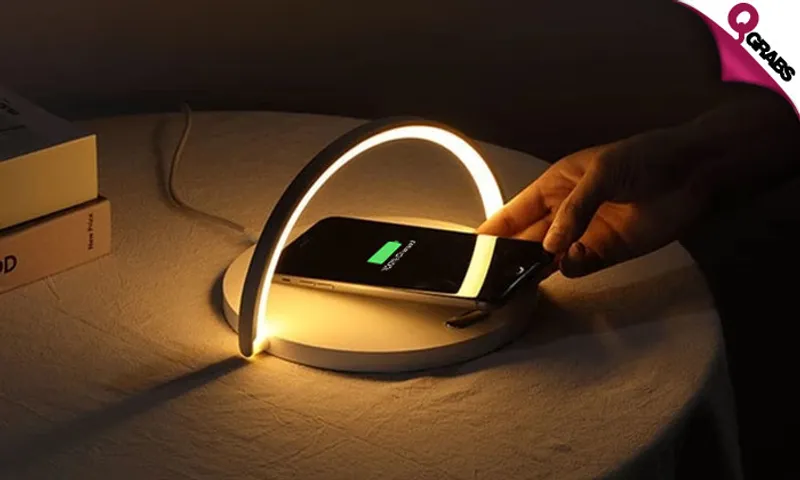 Wireless Charging Pad + Lamp!
